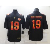 Pittsburgh Steelers #19 JuJu Smith Schuster Black Colorful Fashion Limited Jersey