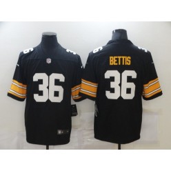 Pittsburgh Steelers #36 Jerome Bettis Black Vapor Untouchable Limited Jersey