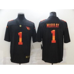 Arizona Cardinals #1 Kyler Murray Black Colorful Fashion Limited Jersey