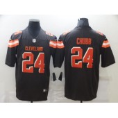 Cleveland Browns #24 Nick Chubb Brown Vapor Untouchable Limited Jersey
