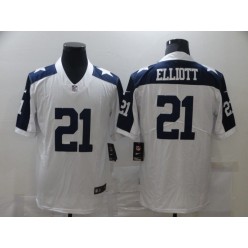 Dallas Cowboys #21 Ezekiel Elliott White Vapor Untouchable Limited Jersey