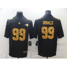 Los Angeles Rams #99 Aaron Donald Black Leopard Vapor Untouchable Limited Jersey