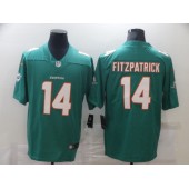 Miami Dolphins #14 Ryan Fitzpatrick Aqua Vapor Untouchable Limited Jersey