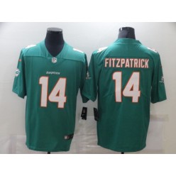 Miami Dolphins #14 Ryan Fitzpatrick Aqua Vapor Untouchable Limited Jersey