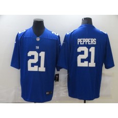 New York Giants #21 Jabrill Peppers Royal Vapor Untouchable Limited Jersey