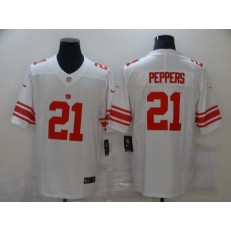 New York Giants #21 Jabrill Peppers White Vapor Untouchable Limited Jersey