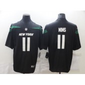 New York Jets #11 Denzel Mims Black Vapor Untouchable Limited Jersey