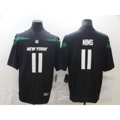 New York Jets #11 Denzel Mims Black Vapor Untouchable Limited Jersey