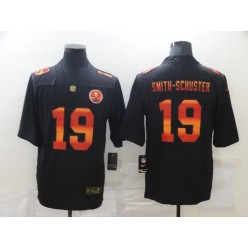 Pittsburgh Steelers #19 JuJu Smith Schuster Black Colorful Fashion Limited Jersey