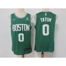 Boston Celtics #0 Jayson Tatum Green Nike Swingman Jersey