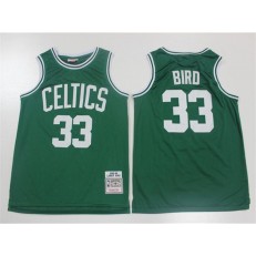 Boston Celtics #33 Larry Bird Green 1985-86 Hardwood Classics Jersey