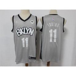 Brooklyn Nets #11 Kyrie Irving Gray 2021 Swingman Jersey