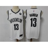 Brooklyn Nets #13 James Harden White 2021 Nike Swingman Jersey