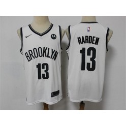 Brooklyn Nets #13 James Harden White 2021 Nike Swingman Jersey