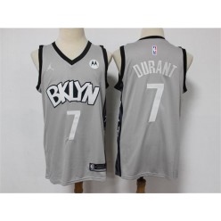Brooklyn Nets #7 Kevin Durant Gray 2021 Swingman Jersey
