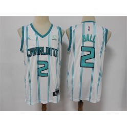 Charlotte Hornets #2 LaMelo Ball White 2021 Swingman Jersey