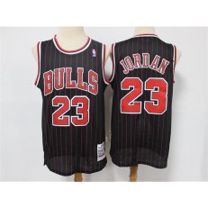 Chicago Bulls #23 Michael Jordan Black 1995-96 Hardwood Classics Jersey
