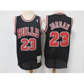 Chicago Bulls #23 Michael Jordan Black 1997-98 Hardwood Classics Jersey