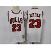 Chicago Bulls #23 Michael Jordan White 1997-98 Hardwood Classics Jersey