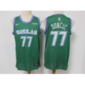 Dallas Mavericks #77 Luka Doncic Green Nike Swingman Jersey