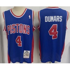 Detroit Pistons #4 Joe Dumars Blue 1988-89 Hardwood Classics Mesh Jersey