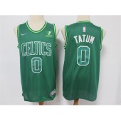 Boston Celtics #0 Jayson Tatum Green 2021 Earned Edition Swingman Jersey