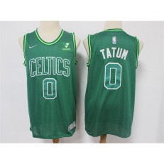 Boston Celtics #0 Jayson Tatum Green 2021 Earned Edition Swingman Jersey