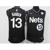 Brooklyn Nets #13 James Harden Black 2021 Earned Edition Swingman Jersey