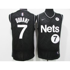 Brooklyn Nets #7 Kevin Durant Black 2021 Earned Edition Swingman Jersey