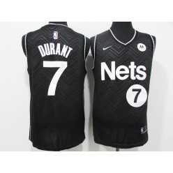 Brooklyn Nets #7 Kevin Durant Black 2021 Earned Edition Swingman Jersey