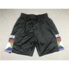 Denver Nuggets Teams Black City Edition Swingman Shorts