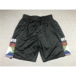 Denver Nuggets Teams Black City Edition Swingman Shorts