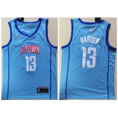 Houston Rockets #13 James Harden Blue 2021 City Edition Nike Swingman Jersey