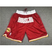 Houston Rockets Teams Red Just Don With Pocket Swingman Shorts