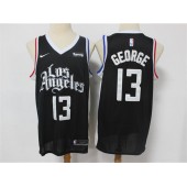 Los Angeles Clippers #13 Paul George Black 2021 City Edition Nike Swingman Jersey