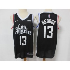 Los Angeles Clippers #13 Paul George Black 2021 City Edition Nike Swingman Jersey