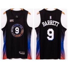 New York Knicks #9 R.J. Barrett Black 2020-21 City Edition Swingman Jersey