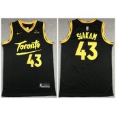 Toronto Raptors #43 Pascal Siakam Black 2021 City Edition Nike Swingman Jersey