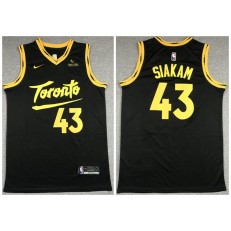 Toronto Raptors #43 Pascal Siakam Black 2021 City Edition Nike Swingman Jersey