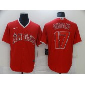 Los Angeles Angels #17 Shohei Ohtani Red 2020 Nike Cool Base Jersey