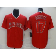 Los Angeles Angels #17 Shohei Ohtani Red 2020 Nike Cool Base Jersey