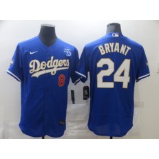 Los Angeles Dodgers #8 Kobe Bryant Royal Nike 2021 Gold Program KB Flexbase Jersey