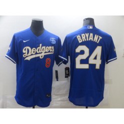 Los Angeles Dodgers #8 Kobe Bryant Royal Nike 2021 Gold Program KB Flexbase Jersey