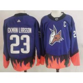 Arizona Coyotes #23 Oliver Ekman Larsson Purple 2020 21 Reverse Retro Adidas Jersey