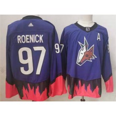 Arizona Coyotes #97 Jeremy Roenick Purple 2020 21 Reverse Retro Adidas Jersey