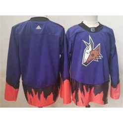 Arizona Coyotes Blank Purple 2020 21 Reverse Retro Adidas Jersey