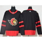 Ottawa Senators Blank Black 2020-21 Reverse Retro Adidas Jersey