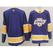 Los Angeles Kings Blank Purple 2020-21 Reverse Retro Adidas Jersey