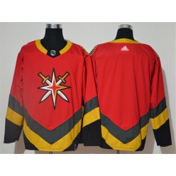 Vegas Golden Knights Blank Red 2020-21 Reverse Retro Adidas Jersey