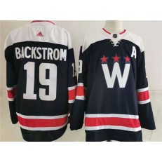 Washington Capitals #19 Nicklas Backstrom Navy 2020-21 Adidas Jersey